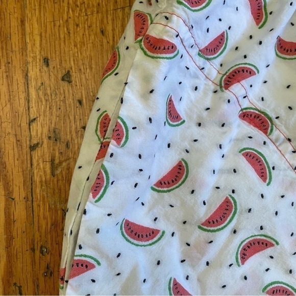 Anthropologie HD In Paris One Shoulder White Watermelon Print Dress Size 6 - Picture 7 of 9